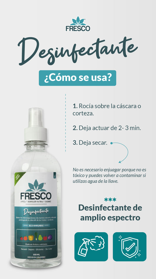 Desinfectante de frutas y verduras 500 ml