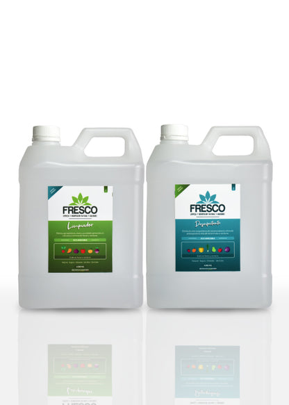 Combo Fresco Limpiador y Desinfectante 4 Litros